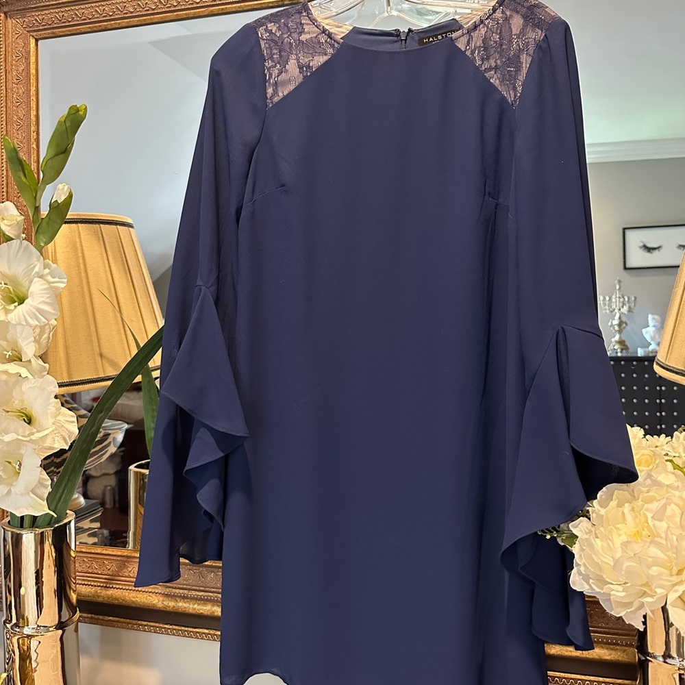 Halston Heritage navy dress